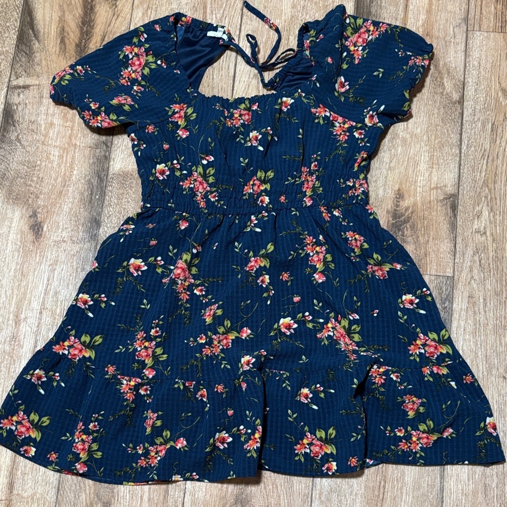 Maurice’s Floral Navy Dress